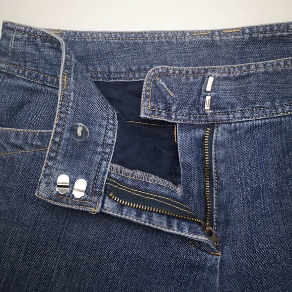 Cleo Ladies Size 12 Straight Leg Medium Wash Blue Jeans - Picture 7 of 13